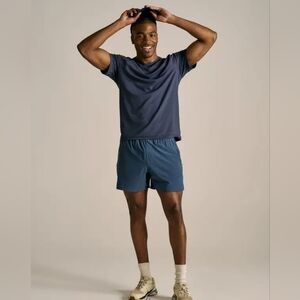 Outdoor Voices Zephyr 5” Shorts Reservoir Blue Men’s Medium NWT